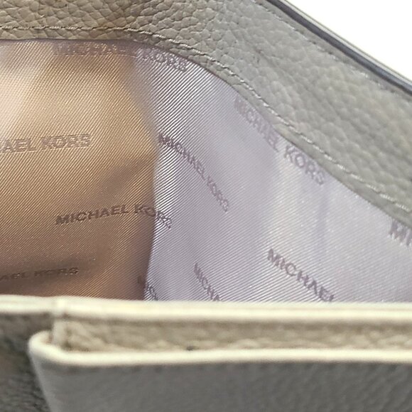 Michael Kors Adele Double Zip Wristlet Wallet 32T8TFDW4L Purse Truffle Leather - Picture 8 of 13